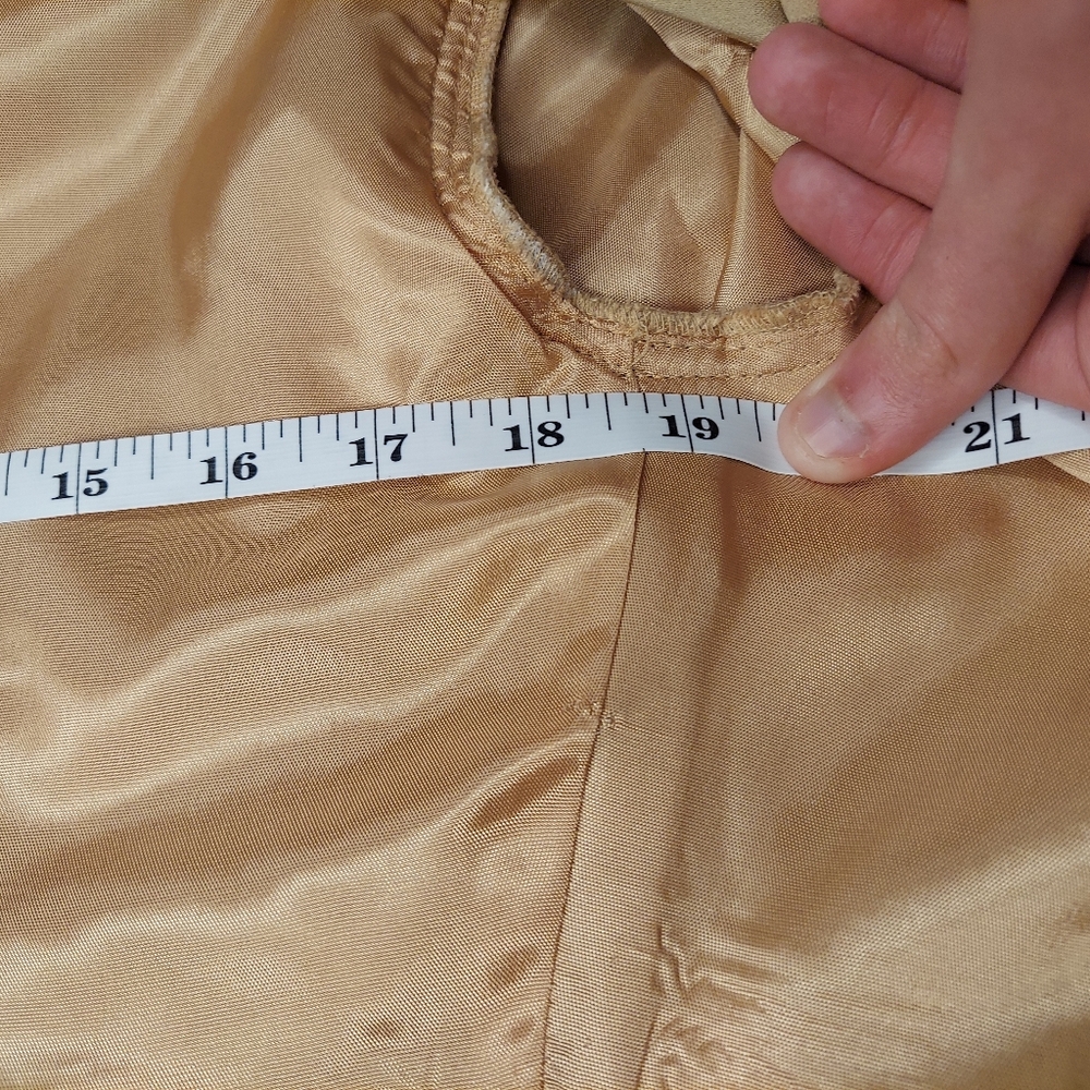 Alex Evenings Champagne/ Gold Satin Bolero Jacket - Picture 5 of 7